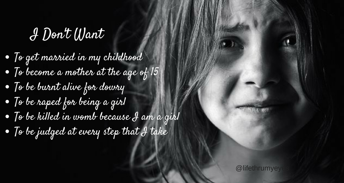 Maa, I Don't Want To Be Born Here- An Unborn Girl Child Speaks This ...