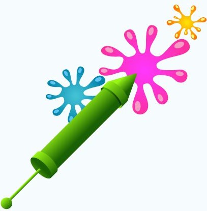 happy-holi-green-pichkari-free-vector-download - Lifethrumyeyes